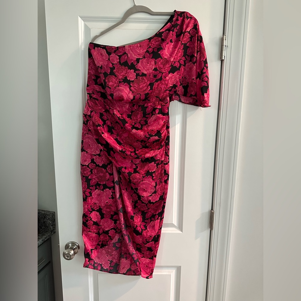 Red Dress Boutique off the shoulder midi dress